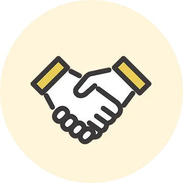 信頼できるスタッフが対応するイメージ